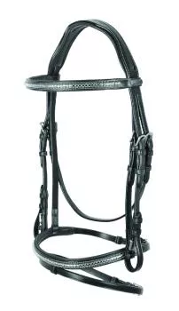 Bridle with Clinchers by Equestro, with Flash Noseband, incl. Reins